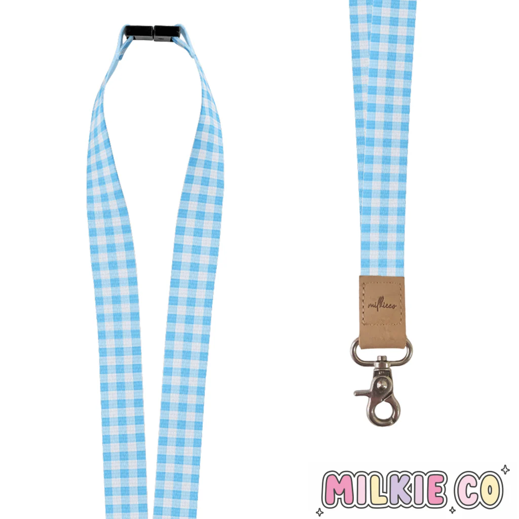 Baby Blue Gingham Fabric