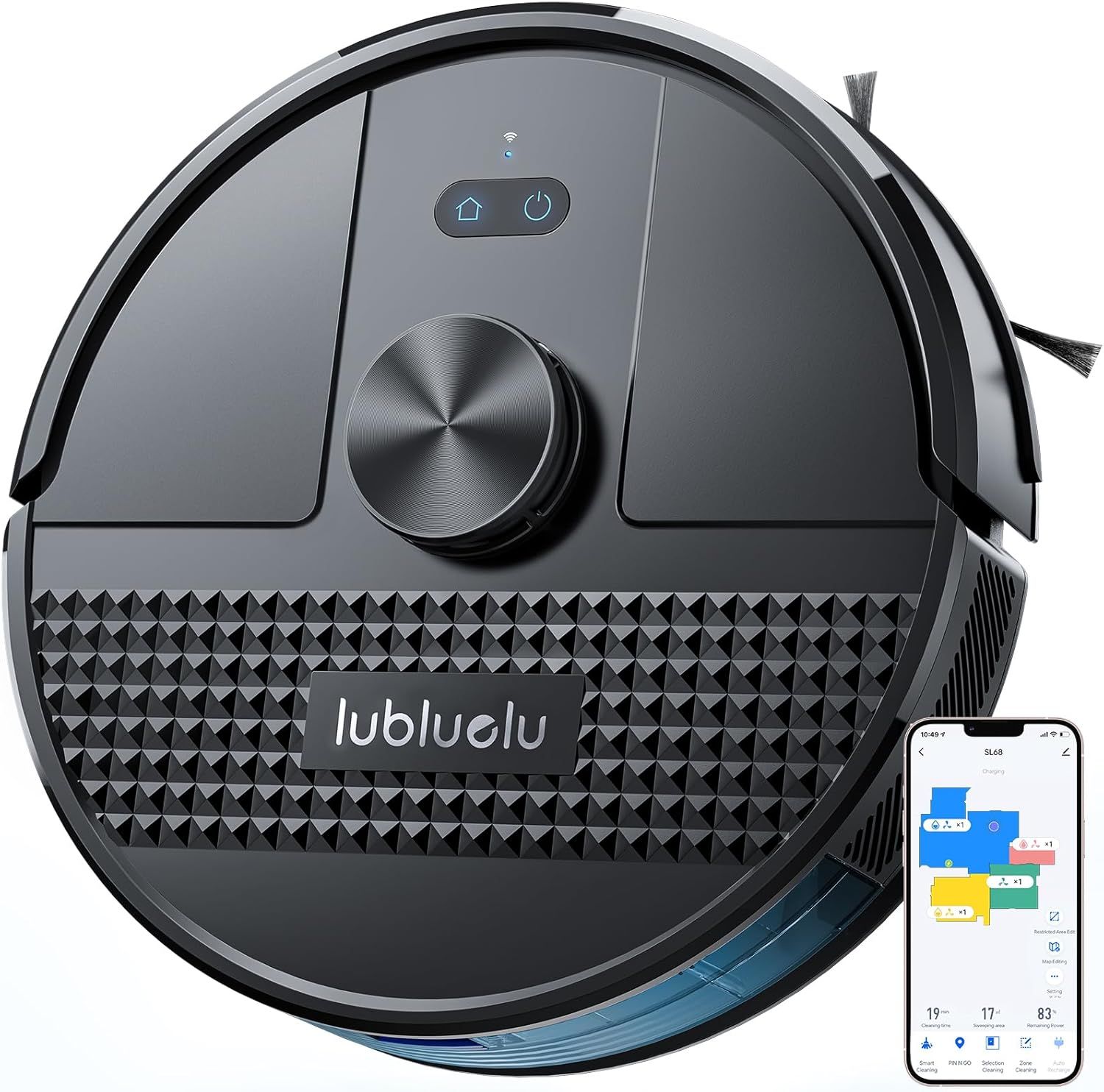 Lubluelu SL68 4500Pa 3-in-1 Robot Vacuum & Mop with Lidar