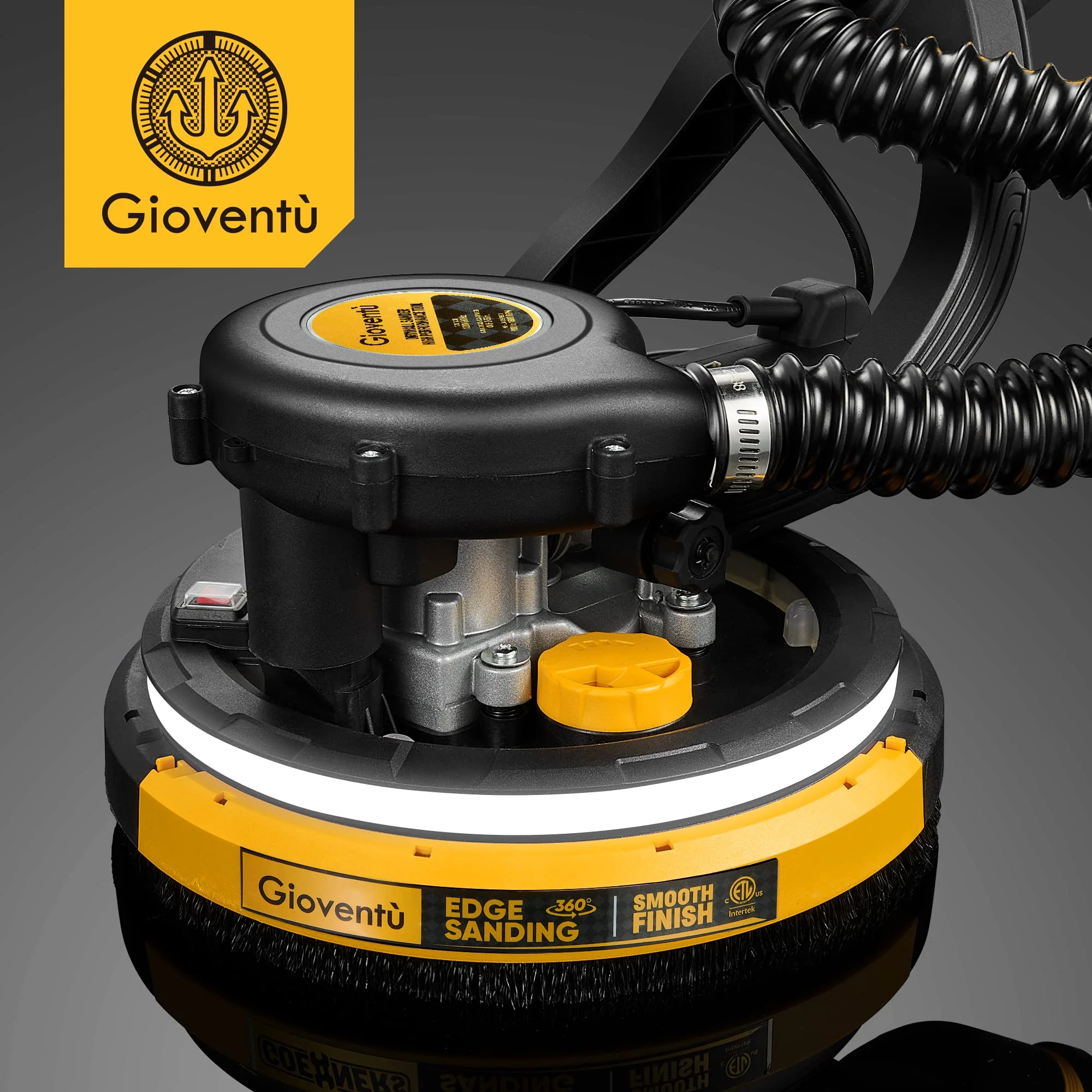 Giovent�� Electric Drywall Sander with Vacuum for Popcorn Ceiling
