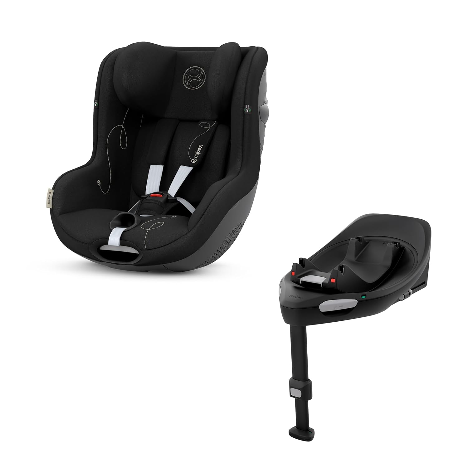 CYBEX Gold ISOFIX Basis, Base G, Für Babyschale Cloud G i-Size und Auto-Kindersitz Sirona G i-Size, Schwarz