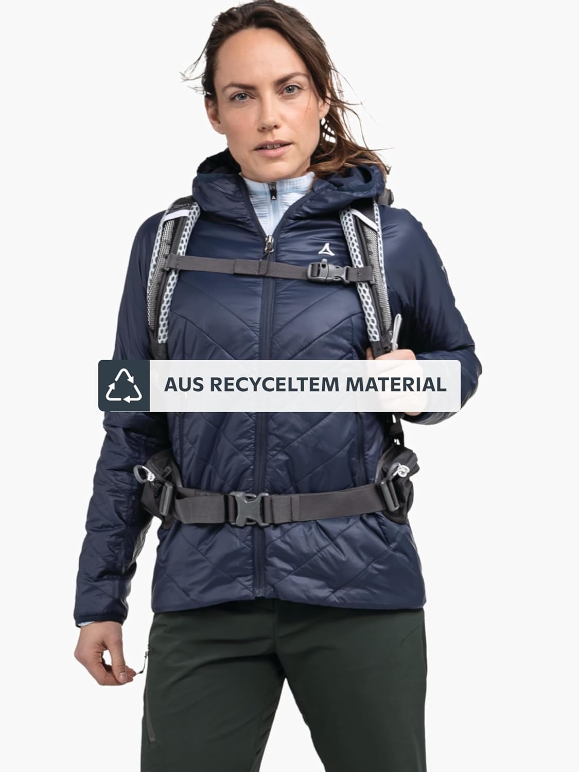 Schöffel Damen Ins Jacket Style Cascata WMS, leichte Steppjacke, Outdoorjacke mit nachhaltiger PrimaLoft Black Eco Wattierung, wasserabweisende Windjacke