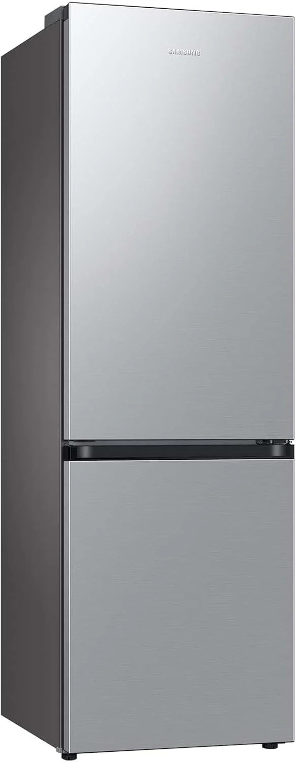 Samsung K��hl-Gefrier-Kombination, K��hlschrank mit Gefrierfach, 203 cm, 390 l Gesamtvolumen, 114 l Gefrierteil, AI Energy Mode, Edelstahl-Look, RL38C600CSA/EG