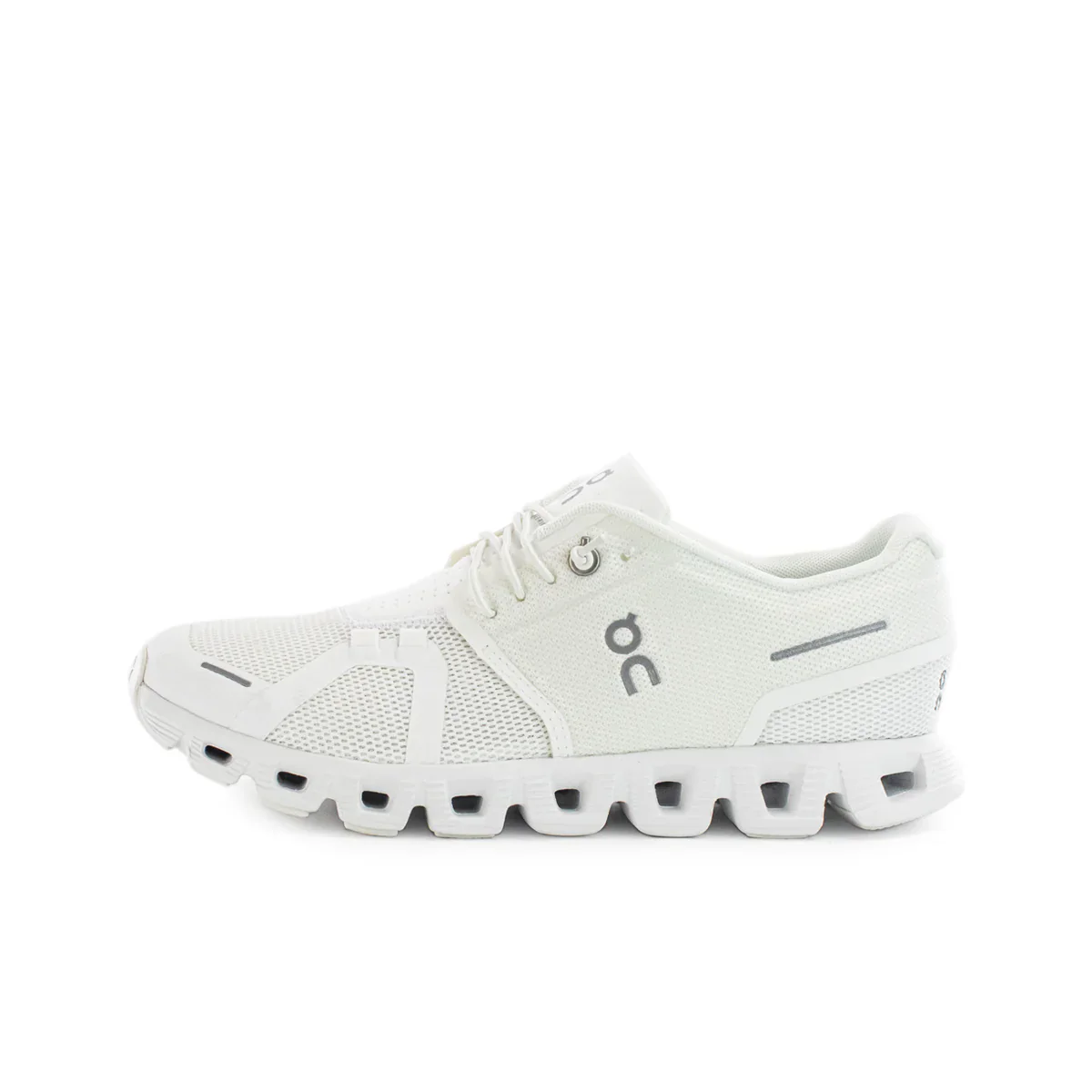On Wmns Cloud 5 Undyed-White 59.98373 - wit-wit