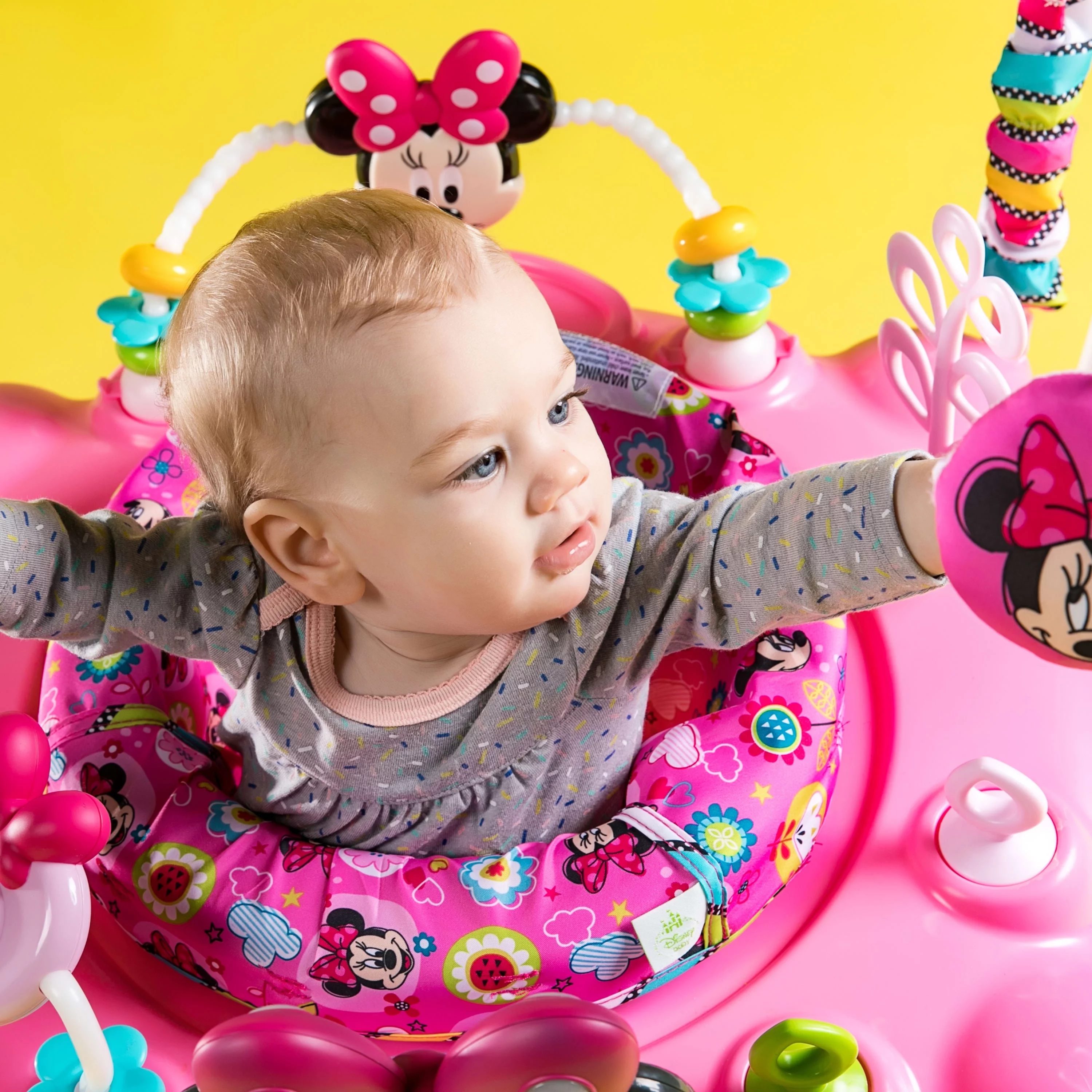 Bright Starts Disney Baby Minnie Mouse PeekABoo Activiteitenwip met Licht en Muziek, vanaf 6 maanden