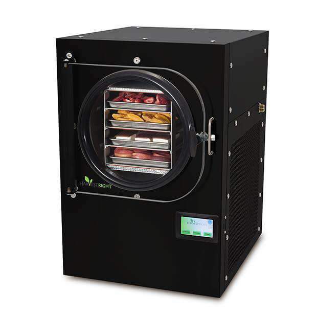 Right Medium Freeze Dryer with Mylar Starter Kit. Stainless Steel. 6L Capacity. -46掳F Temperature