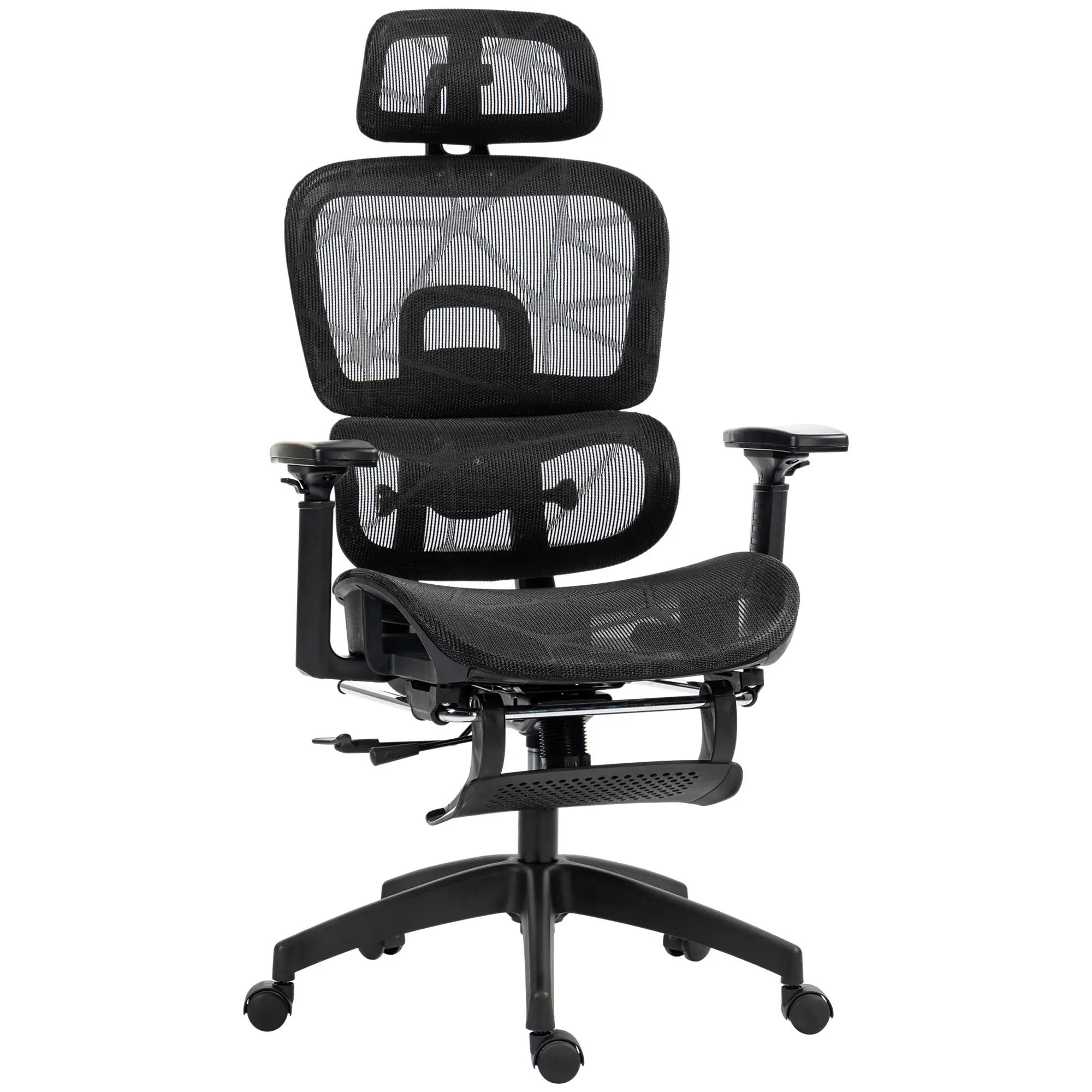 HOMCOM Bureaustoel ergonomisch verstelbaar met ligfunctie