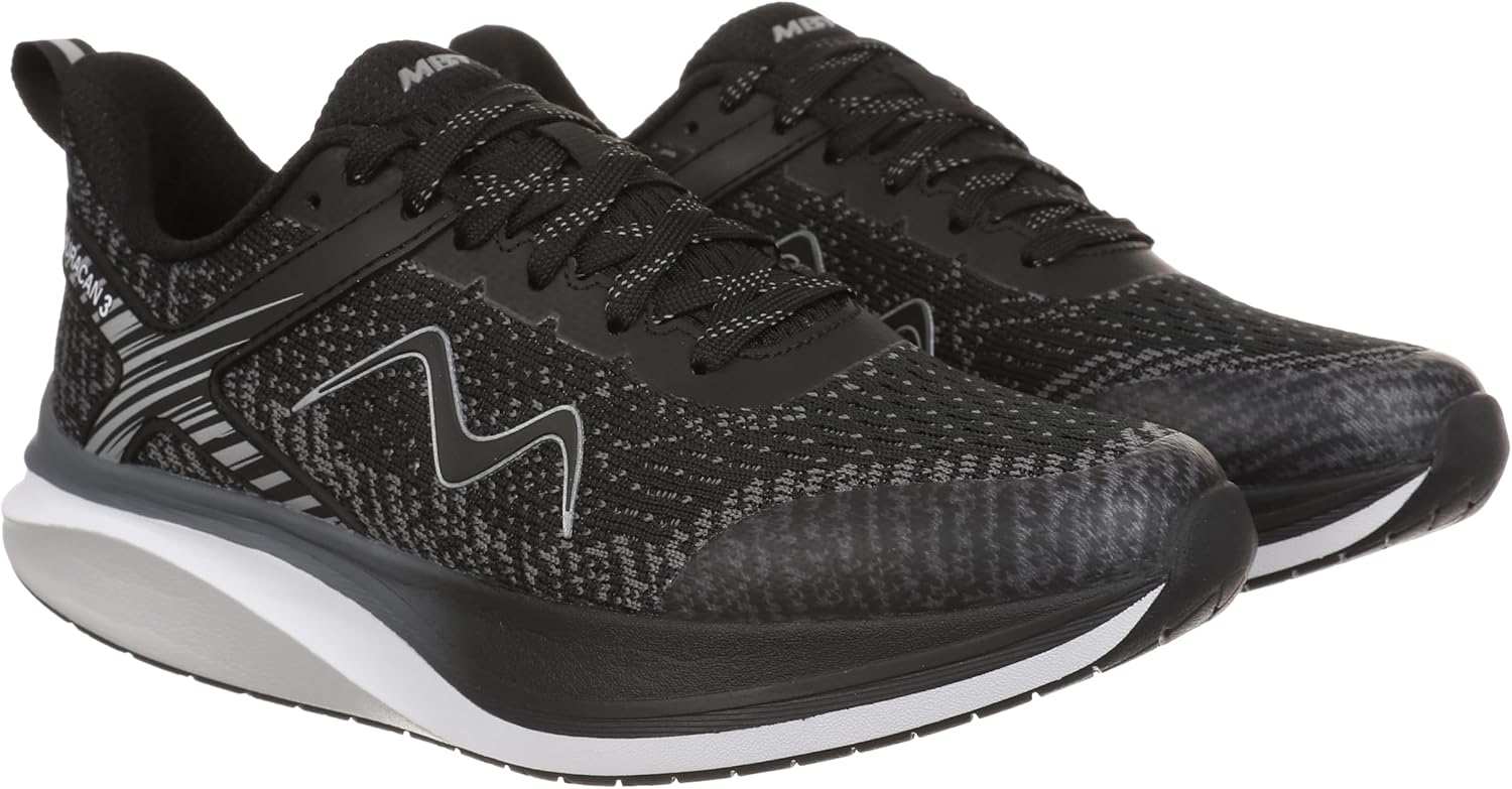MBT Huracan 3 LACE UP Sportschuhe für Damen. Anatomische und Bequeme Laufschuhe. Physiologisches Schuhwerk für Komfort und Stabilität mit gebogener Sohle. Lauf-Sneakers