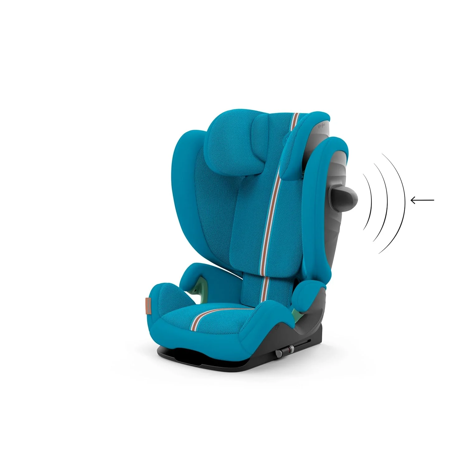 CYBEX Gold Kinder-Autositz Solution G i-Fix, F��r Autos mit und ohne ISOFIX, Ab ca. 3 bis 12 Jahre (100 - 150 cm), Ab ca. 15 bis 50 kg, Lava Grey
