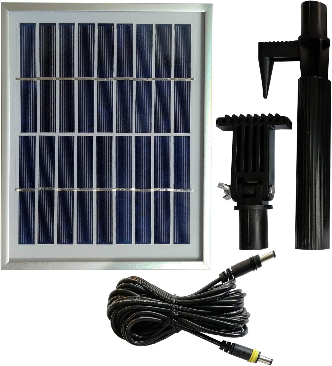 Solar GARTENBRUNNEN Bachlauf QUELLBACH II mit LED-Licht/Hybrid-System, 230V ZIERBRUNNEN VOGELBAD Wasserfall GARTENLEUCHTE TEICHPUMPE - SPRINGBRUNNEN WASSERSPIEL für Garten, Gartenteich, Teich