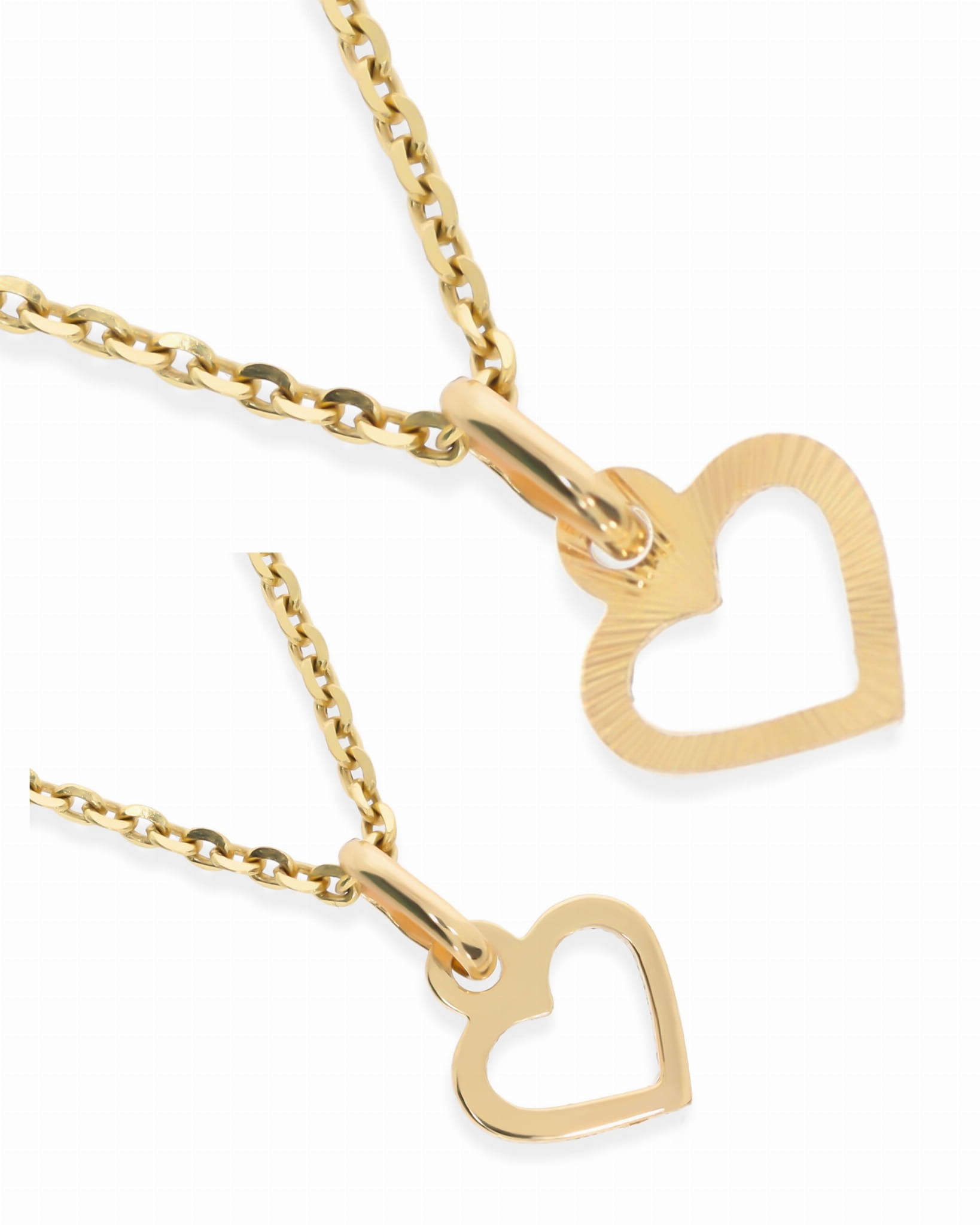 Złota zawieszka serce Próby 585