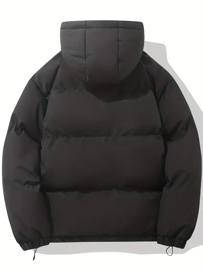 Warme Daunenjacke mit Kapuze f��r Herren | Wintermantel im klassischen Design