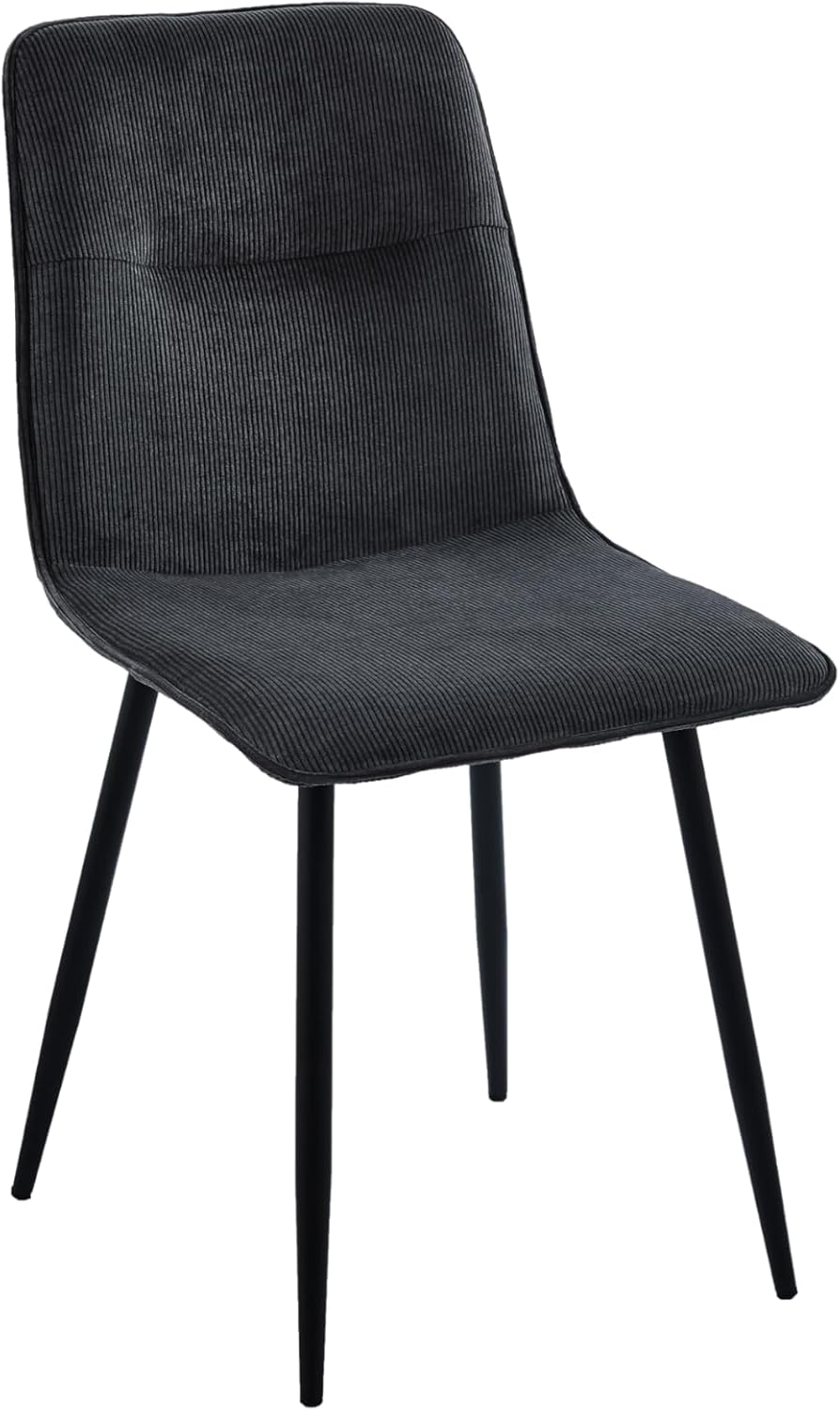 SAM 7 TLG. Essgruppe Josy | 180 x 90 cm | Holz Wildeiche-Optik | Stuhl Set Susi Anthrazit | U-Gestell Schwarz | Esstisch mit 6 Stühlen | Esszimmertisch/Küchentisch/Holztisch | Esszimmer