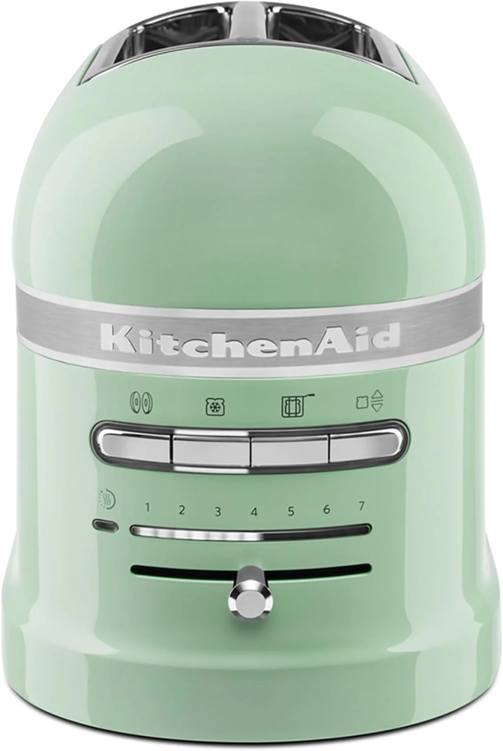 KitchenAid Toaster f��r 2 Scheiben mit Sandwich-Zange | Artisan | Retro Toast Machine | Verschiedene Funktionen und Br?unungsstufen | Gr��n