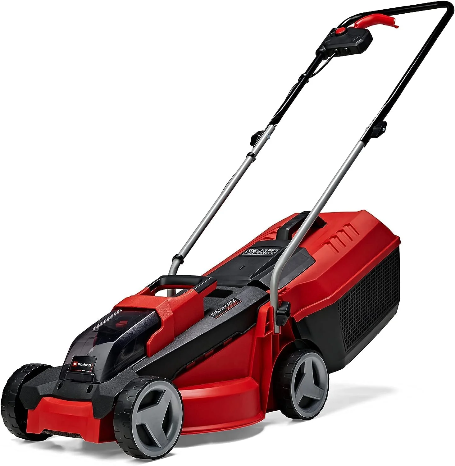 Einhell City Accu grasmaaier GE-CM 18/30 Li Kit Power X-Change (18 V, 30 cm snijbreedte, tot 150 m2, borstelloos, 25 l opvangbak, 30-70 mm snijhoogte, incl. 3,0 Ah accu + oplader)