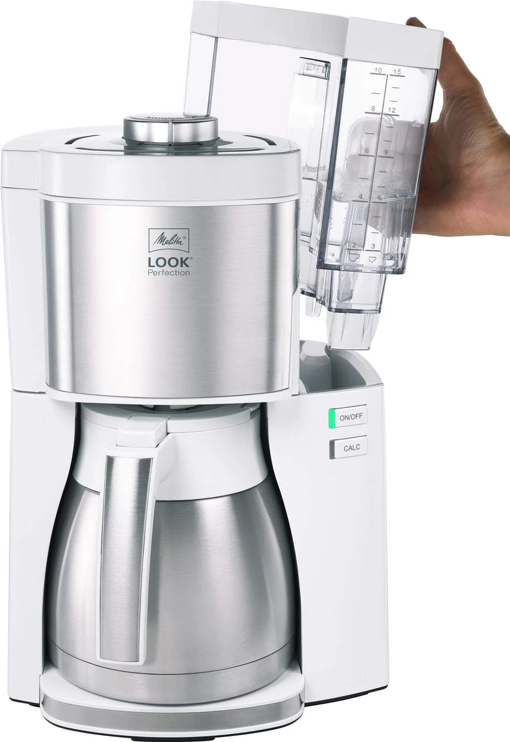 Melitta Look Perfection - Filterkoffiezetapparaat - met thermoskan - druppelstop - 10 kopjes - Zwart (1025-16)