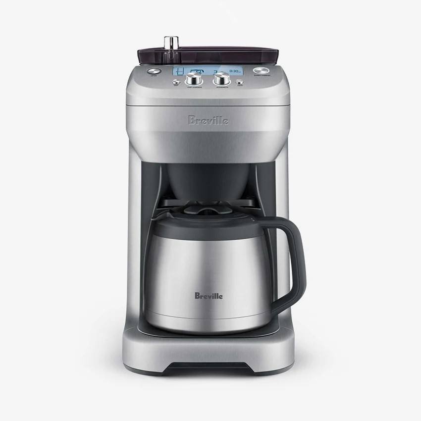 2025 Automatische Grind & Brew Koffiemachine met Ingebouwde Maalmolen �C Capaciteit van 12 Kopjes, Programmeerbare Timer