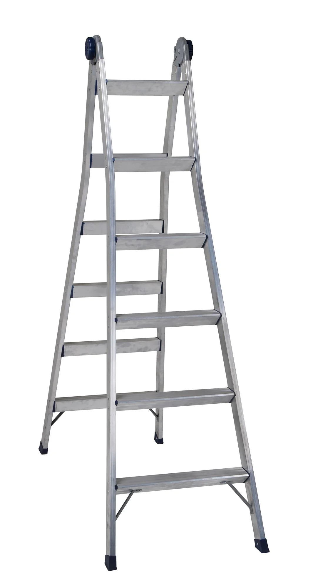 2-in-1 Trap- en Uitklapladder, Bereik 2,64 m