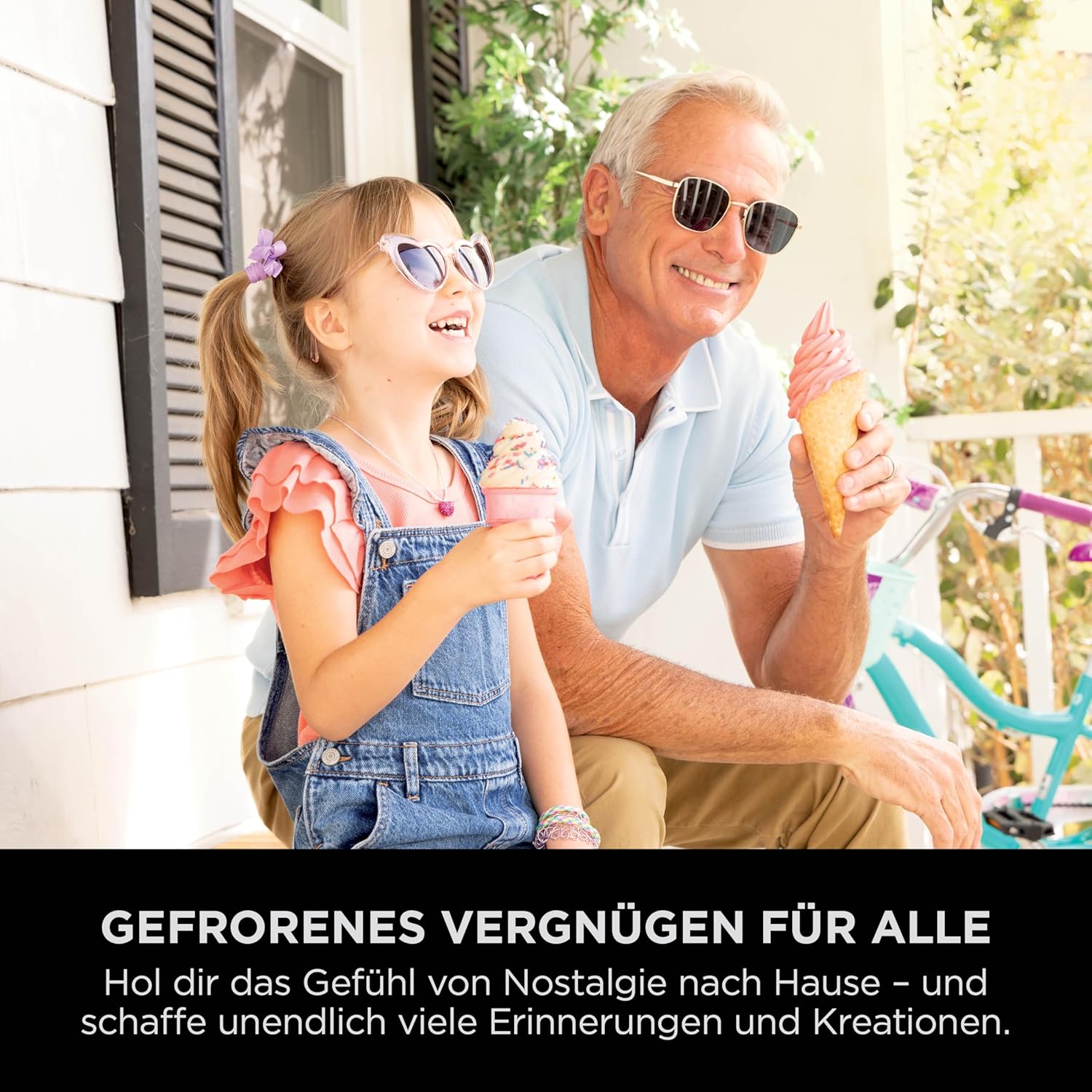 Ninja CREAMi Scoop & Swirl Eismaschine mit 2 Behältern, 13 Funktionen, für Eiscreme, Softeis, Gelato, Sorbet, Milchshakes und mehr, mit Mix-In-Funktion, Platinsilber, NC701EU