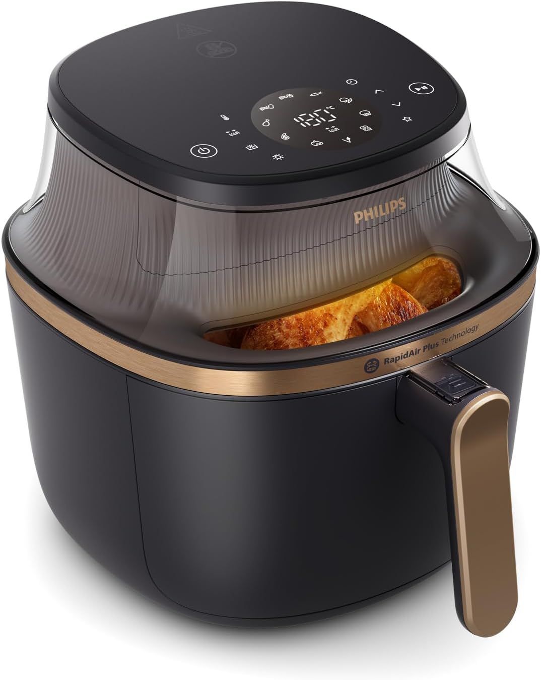 Philips 7.2L Airfryer with Cooking Window, 16 Functions, RapidAir Plus, Easy Clean