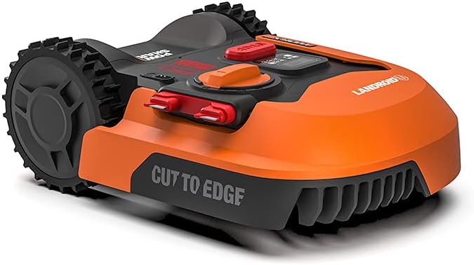 WORX Landroid M WR141E robotmaaier/accugrasmaaier voor kleine tuinen tot 500 m2/zelfrijdende grasmaaier voor een nette gazonsnit, veelkleurig