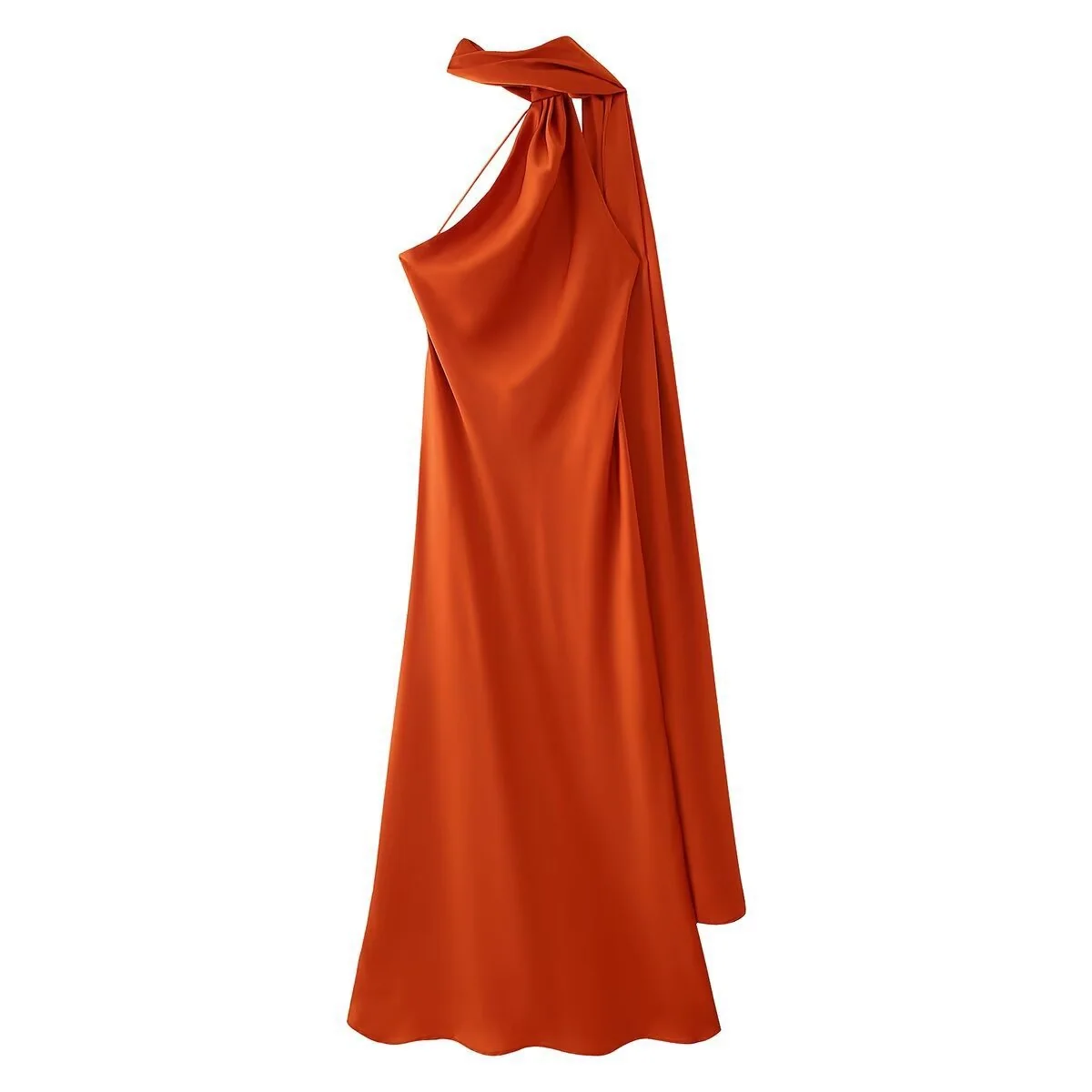 Luxuri?ses Satin-Maxikleid f��r festliche Anl?sse