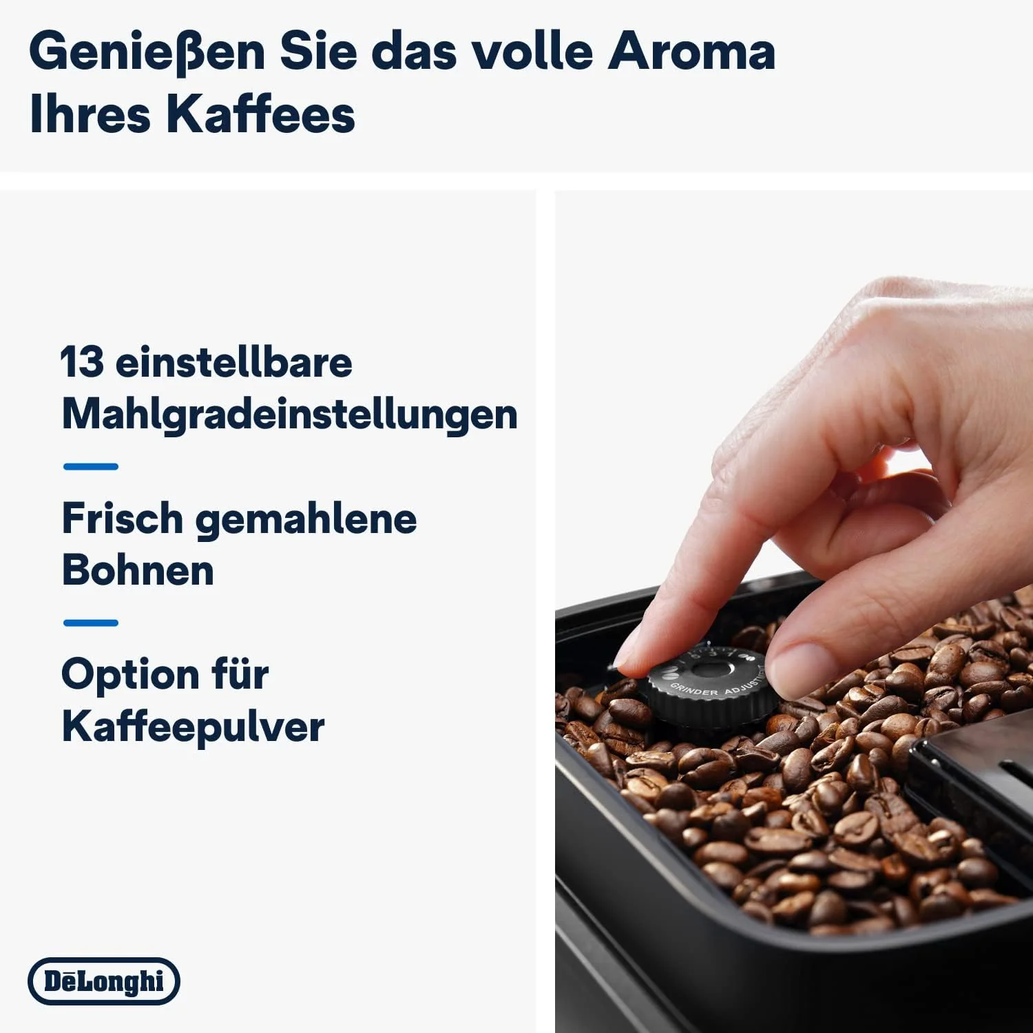 De'Longhi Magnifica Evo ECAM 292.33.SB volautomatische espressomachine met melkopschuimmondstuk, 5 directe keuzeknoppen voor espresso, koffie en koffiespecialiteiten, intu?tief bedieningspaneel, 2-kopsfunctie, zilver/zwart