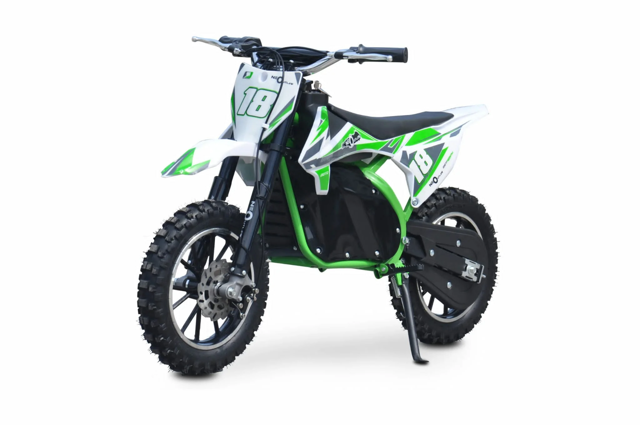 NEO OUTLAW 800W 36 KIDS ELECTRIC DIRT BIKE- Green