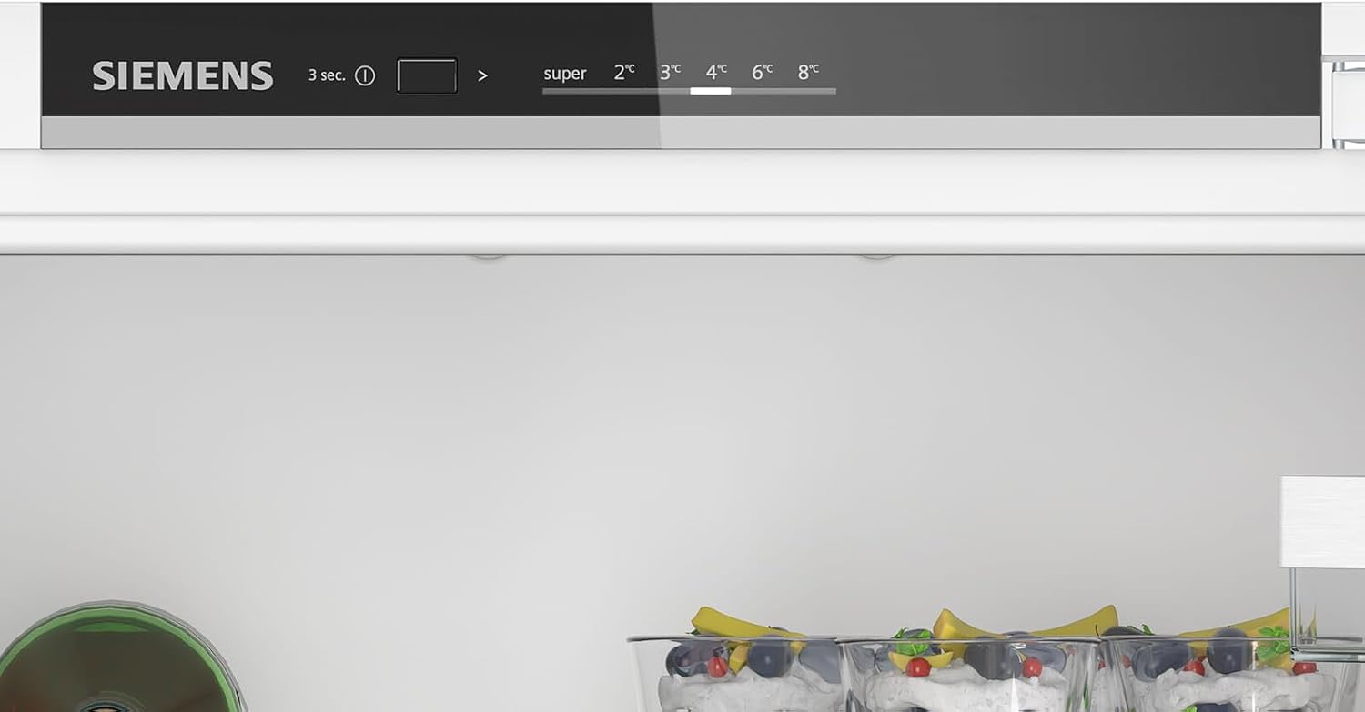 Siemens KI21RVFE0 Einbau-Kühlschrank iQ300, integrierbarer Kühlautomat ohne Gefrierfach 88x56 cm, 136L Kühlen, freshBox, LED-Beleuchtung, superCooling, autoAirflow