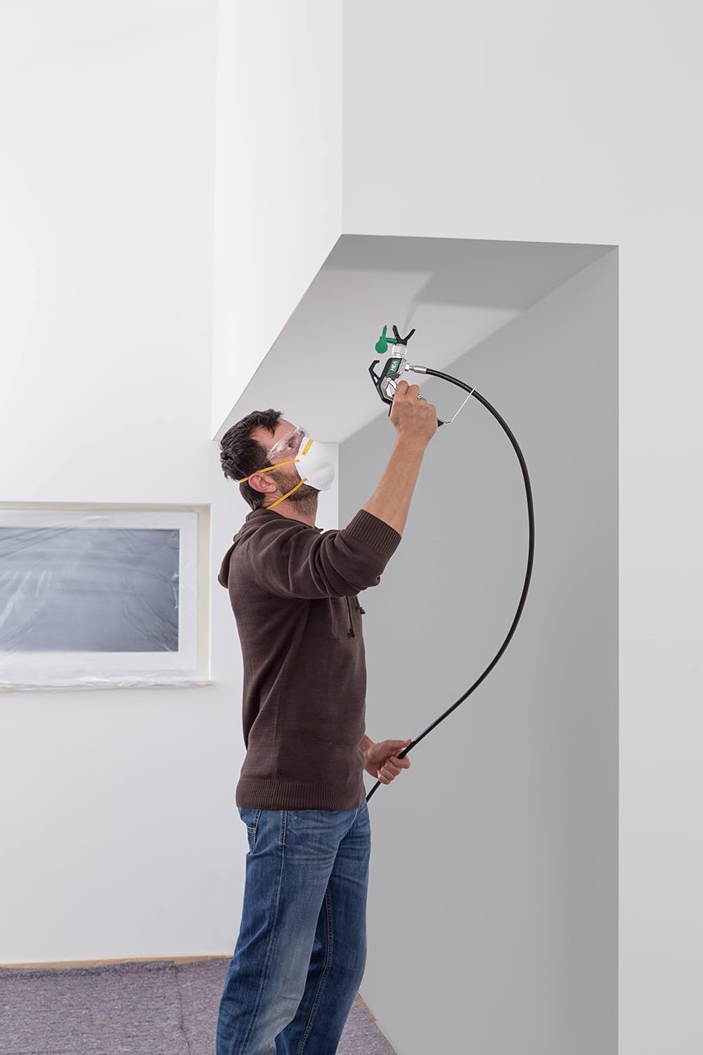 WAGNER Airless Farbsprühsystem Control Pro 350 M für Wandfarben, Latexfarben, Lacke & Lasuren, 15 m²-2 min, Druckregulierung, 110 bar, Schlauch 15 m