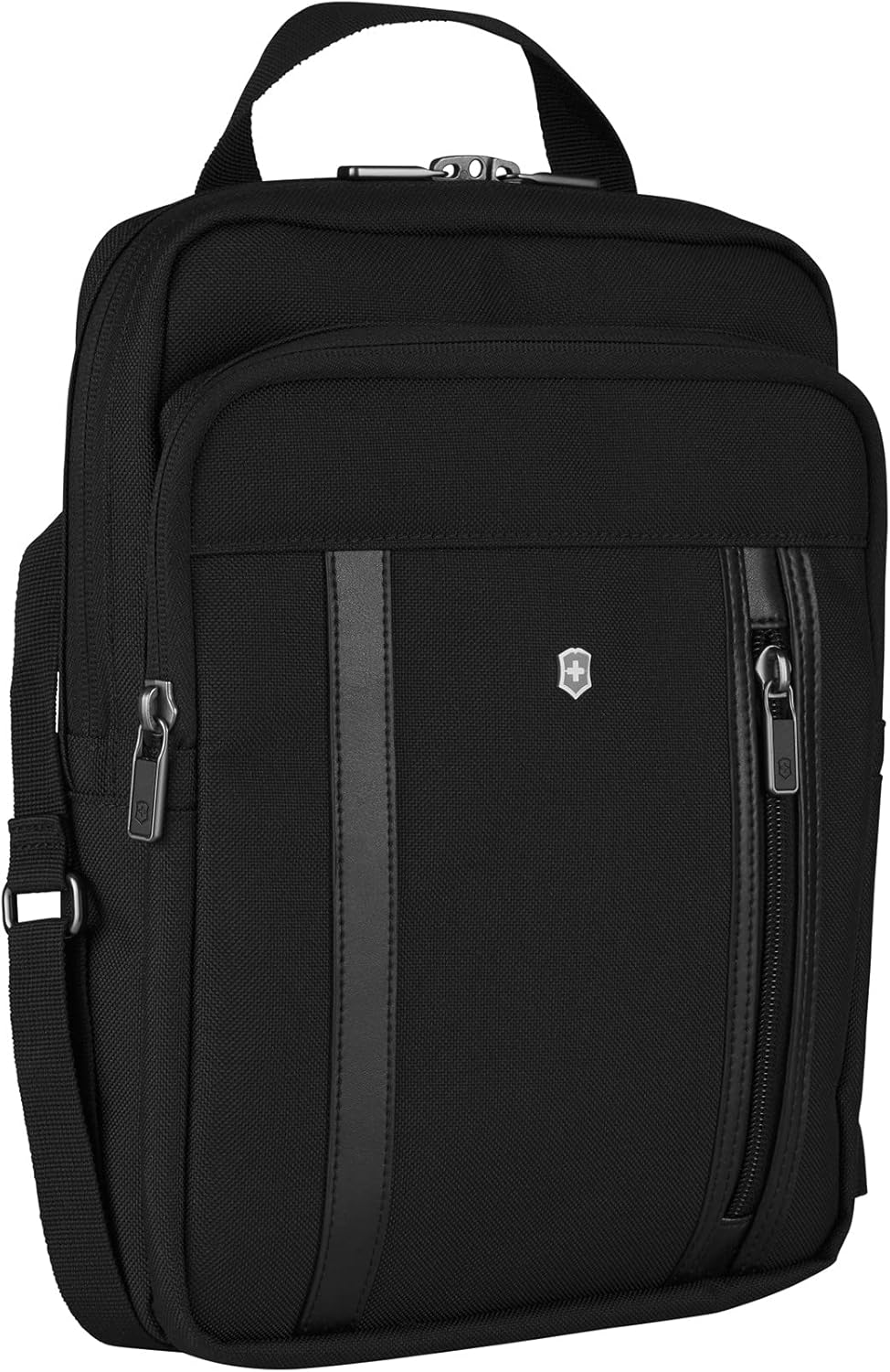 Victorinox Werks Professional Cordura Crossbody Tablet/Laptop Bag zum Umhängen, Schwarz