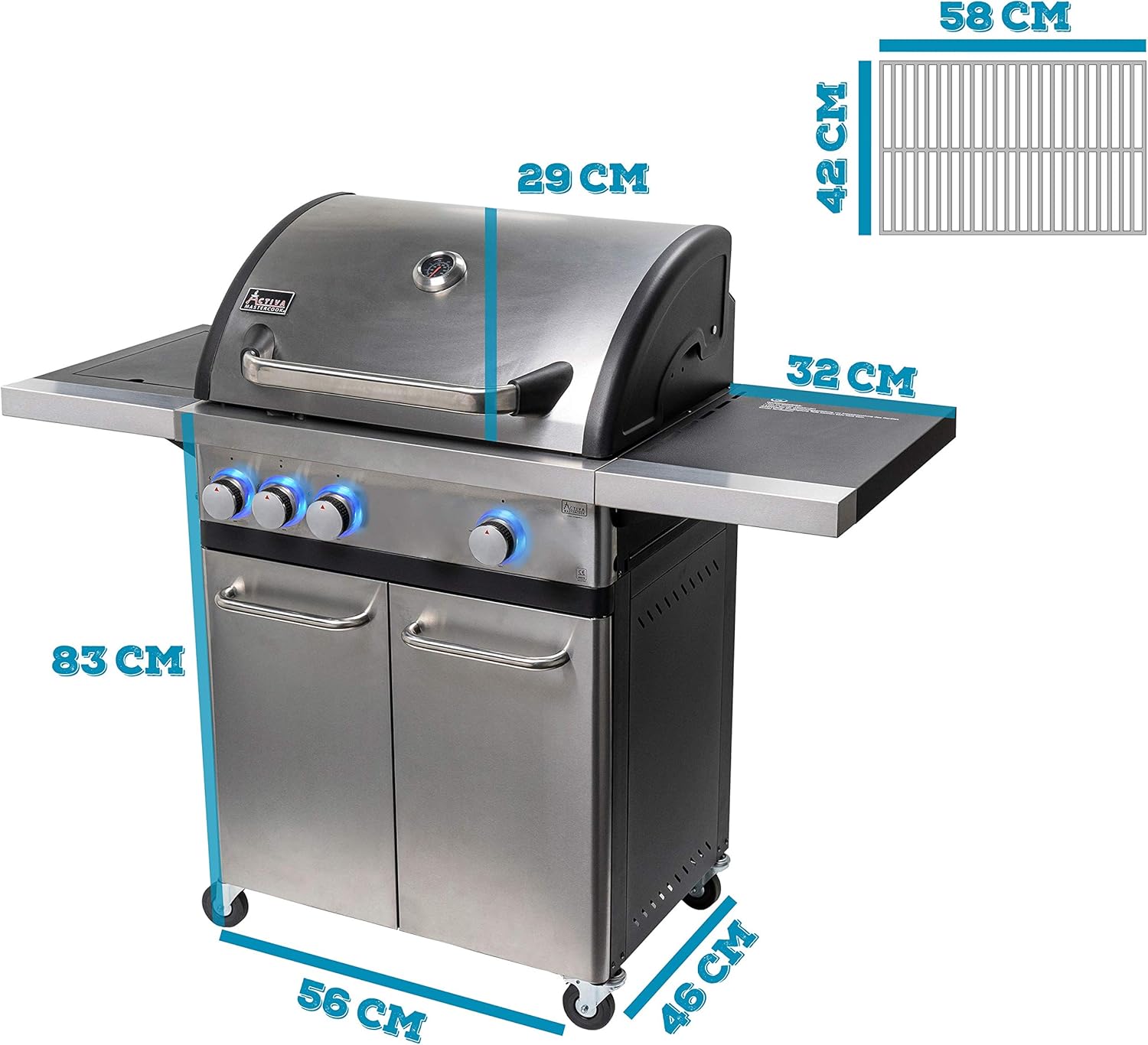 ACTIVA 3 Brenner Gasgrill 