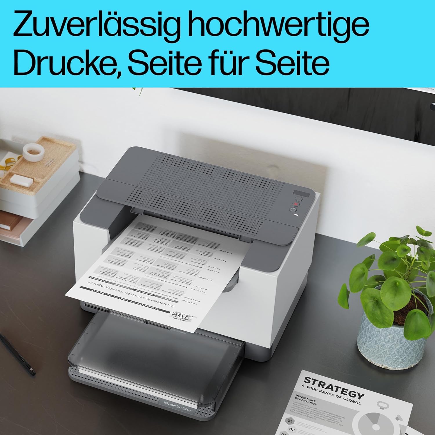HP LaserJet MFP M235sdw Multifunktions-Laserdrucker Schwarzweiß, Drucken, Kopieren, Scannen, Automat.beidseitiger Druck, Dual-Band Wi-Fi, USB, LAN, HP Smart App, Intelligente Benutzeroberfläche