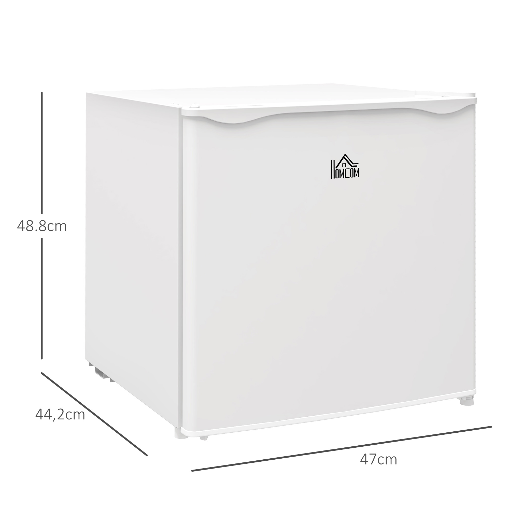 Mini-Vriezer, 35 L Vriezerbox, 5-Staps Temperatuurregeling, Wit