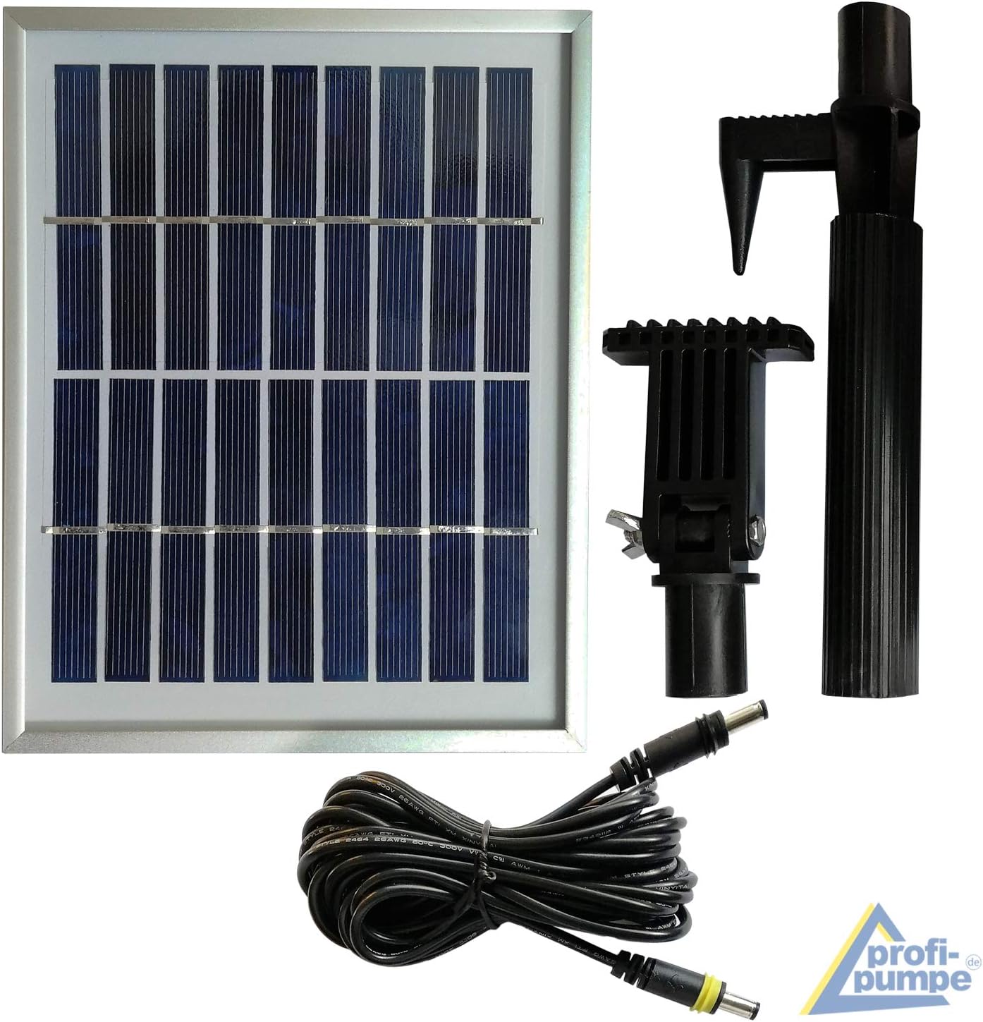 Solar GARTENBRUNNEN Bachlauf QUELLBACH II mit LED-Licht/Hybrid-System, 230V ZIERBRUNNEN VOGELBAD Wasserfall GARTENLEUCHTE TEICHPUMPE - SPRINGBRUNNEN WASSERSPIEL für Garten, Gartenteich, Teich