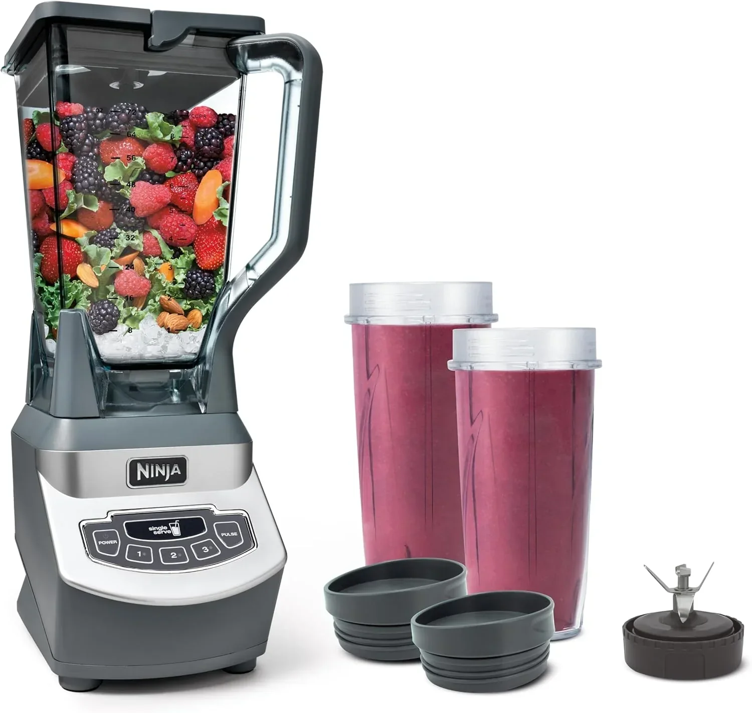 Ninja BL610 Professional 72 Oz Countertop Blender 1000-Watt Base Total Crushing Technology