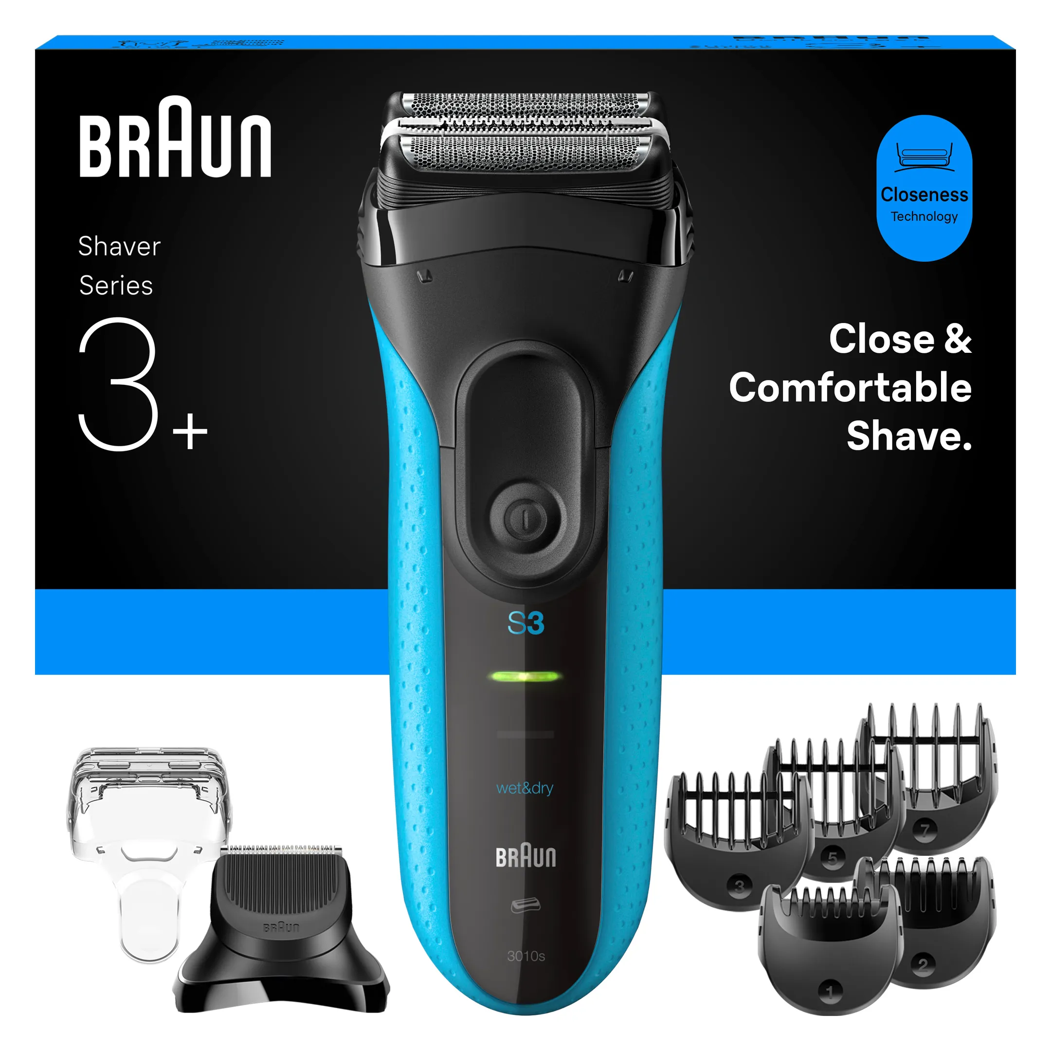 Braun Elektrisch scheerapparaat Series 3 3010BT