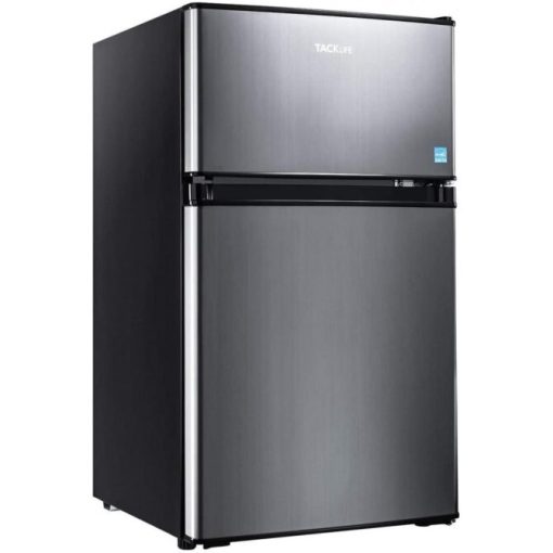 Mini Fridge with Freezer, 3.1 Cu.Ft Small Refrigerator, Compact Refrigerator with LED Light  sgtnighsdesigns