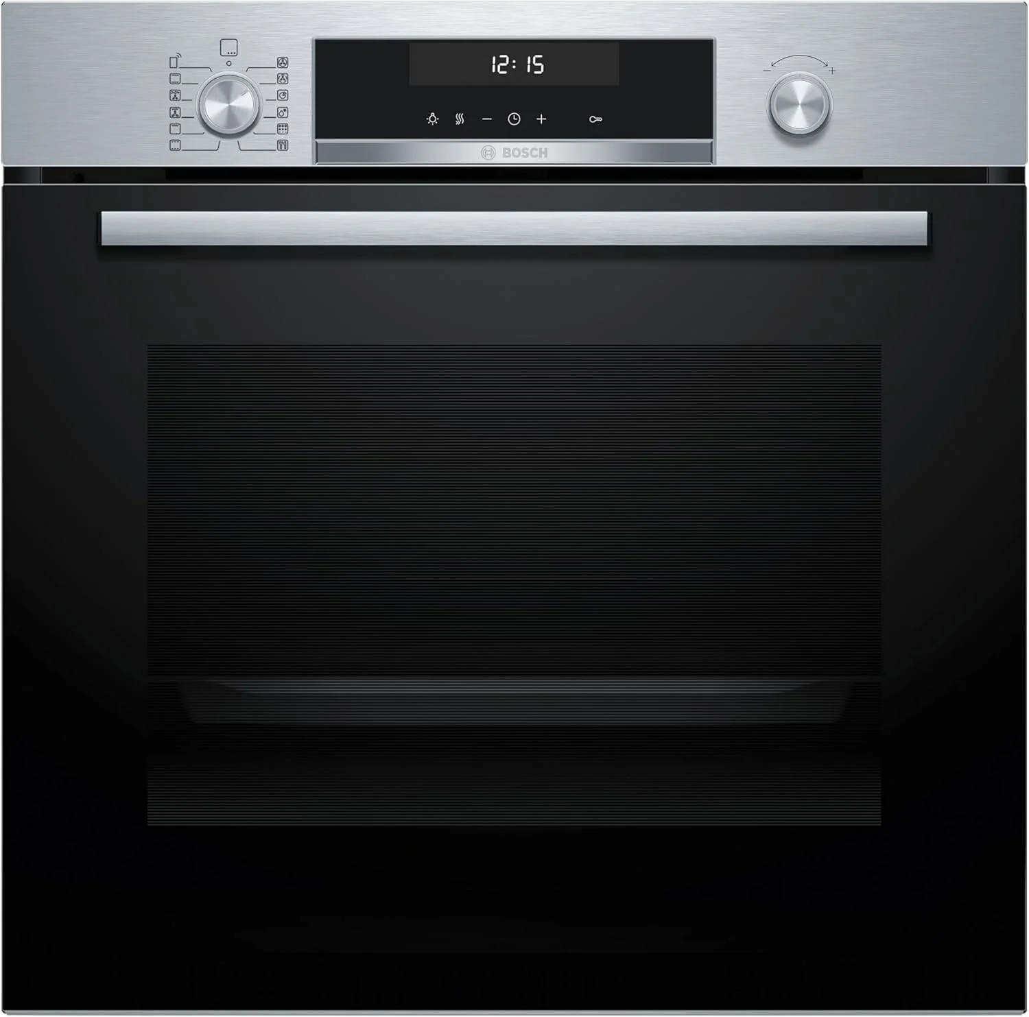 Bosch - Horno multifunción pirolítico, 60 cm. de ancho, Serie 6, Home Connect, 3D Hotair, Autolimpieza, Mandos ocultables, Nergo, HBG578ES7