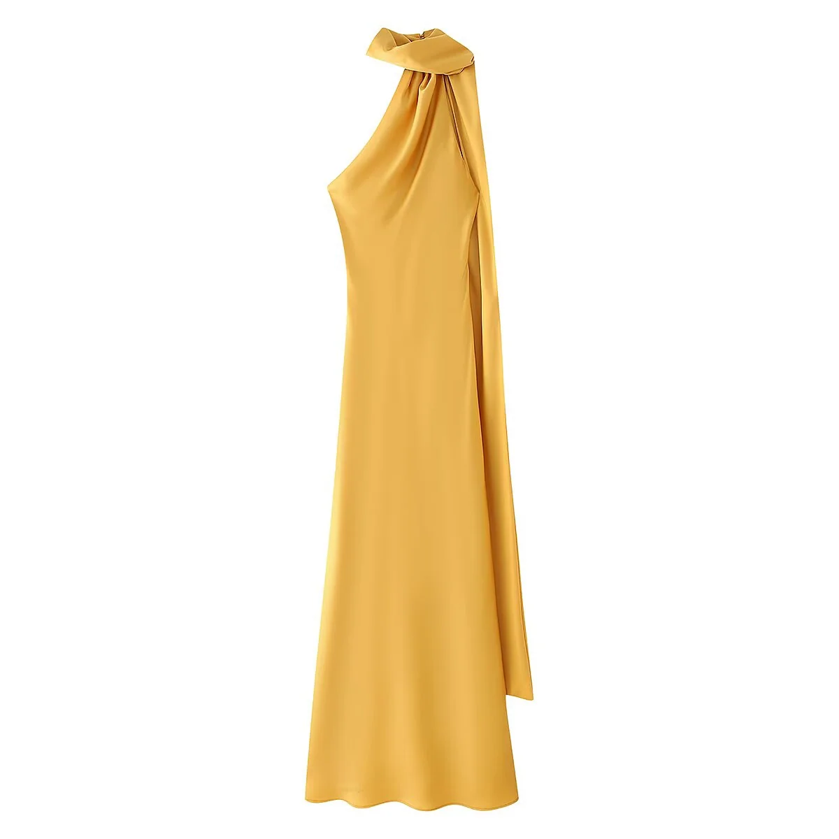 Luxuri?ses Satin-Maxikleid f��r festliche Anl?sse