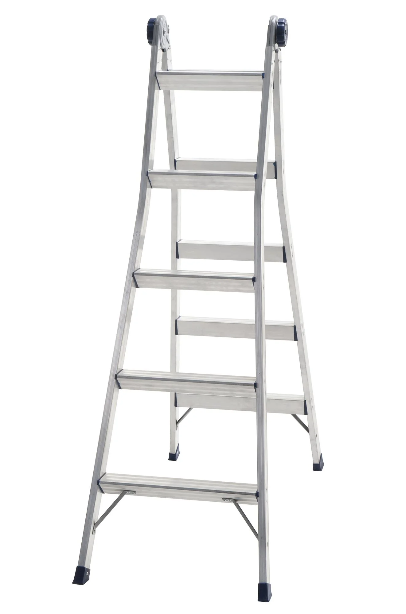 2-in-1 Trap- en Uitklapladder, Bereik 2,64 m