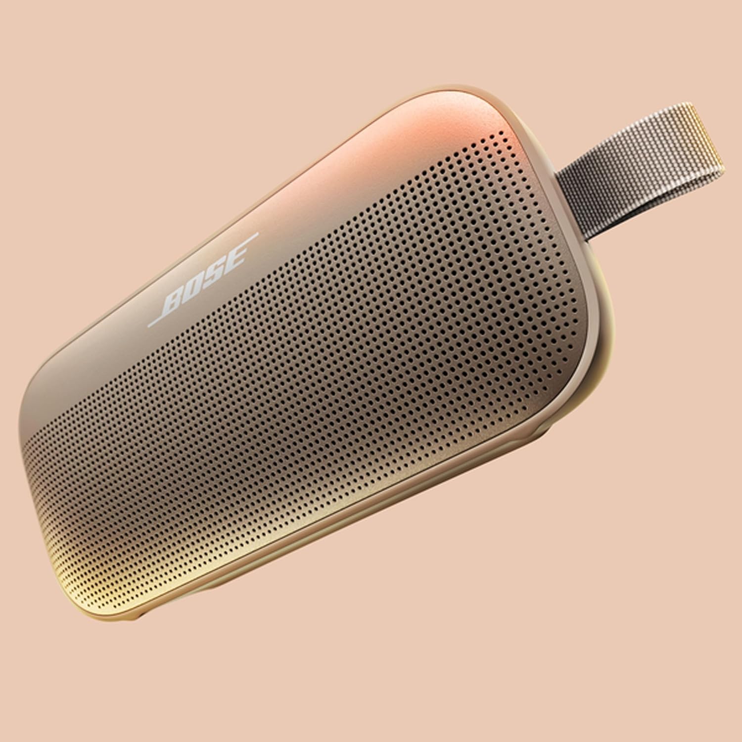 Bose SoundLink Flex Tragbarer Bluetooth-Lautsprecher (2. Gen.), Tragbarer Außen-Lautsprecher mit naturgetreuem Klang, bis zu 12 Stunden Akkulaufzeit, staubdicht und wasserdicht, Schwarz