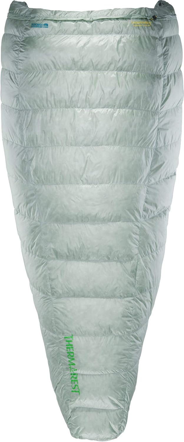 Therm-a-Rest Unisex – Erwachsene Vesper 32F/0C Rucksack-Steppdecke, Grau, Regular