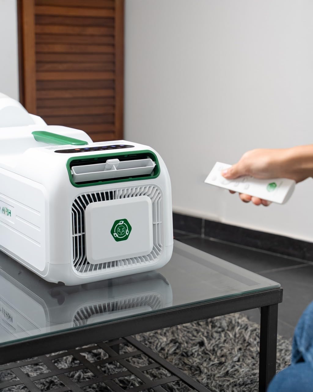 HEXAPRO+ Aire Acondicionado Portátil, 4800 BTU, Refrigerante R290, Refrigerante turbo, Deshumidificador y Modo Ventilador, para habitaciones de hasta 15 m², Eficiencia Energética