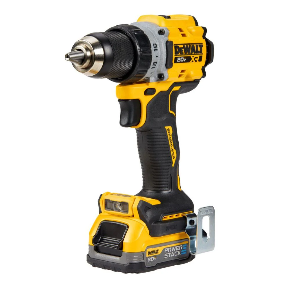 2025 DeWalt DCD800D1E1 20V MAX XR Draadloze Compacte Boor/Schroevendraaier met Borstelloze Motor en POWERSTACK Batterijen