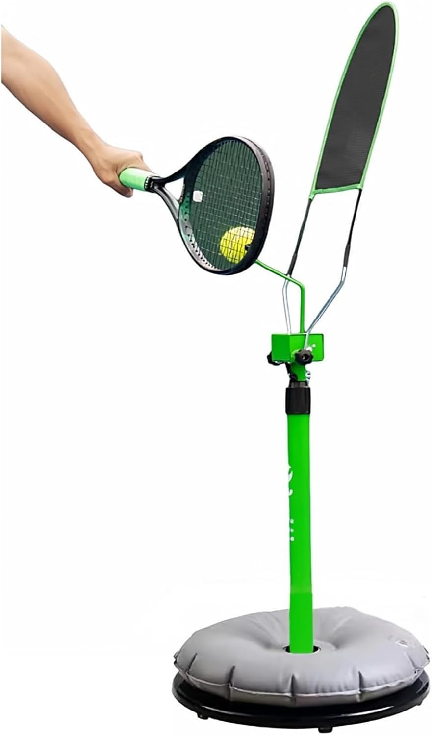 Tragbarer Tennisschwung-Trainer mit verstellbarer Höhe und Winkel für Topspin-Übungen