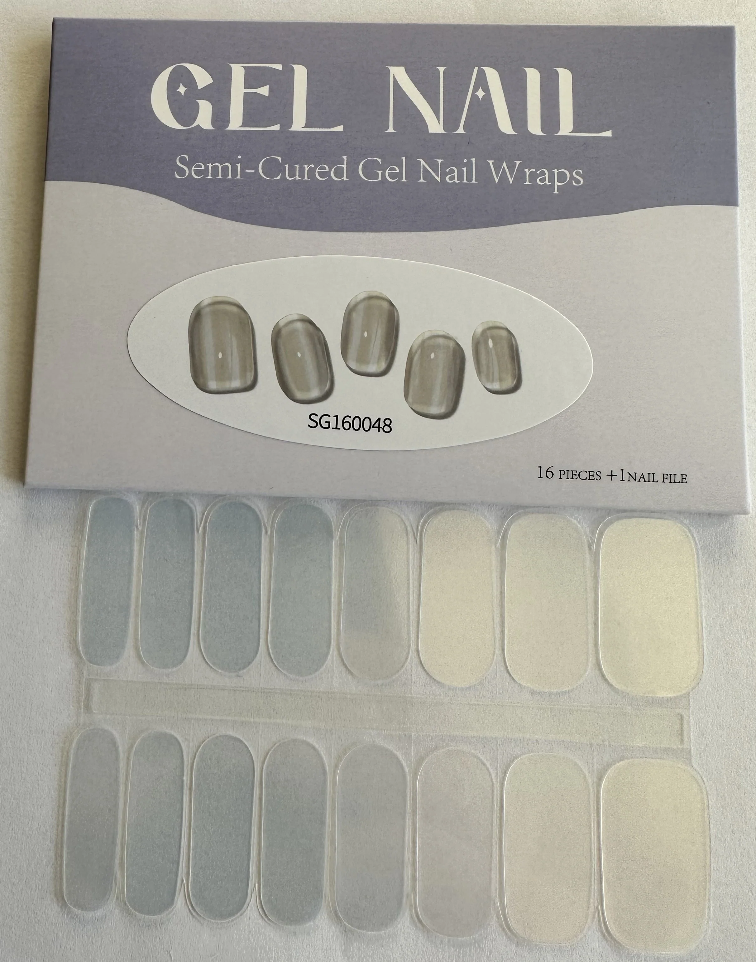 Holographic White-Rose Gel