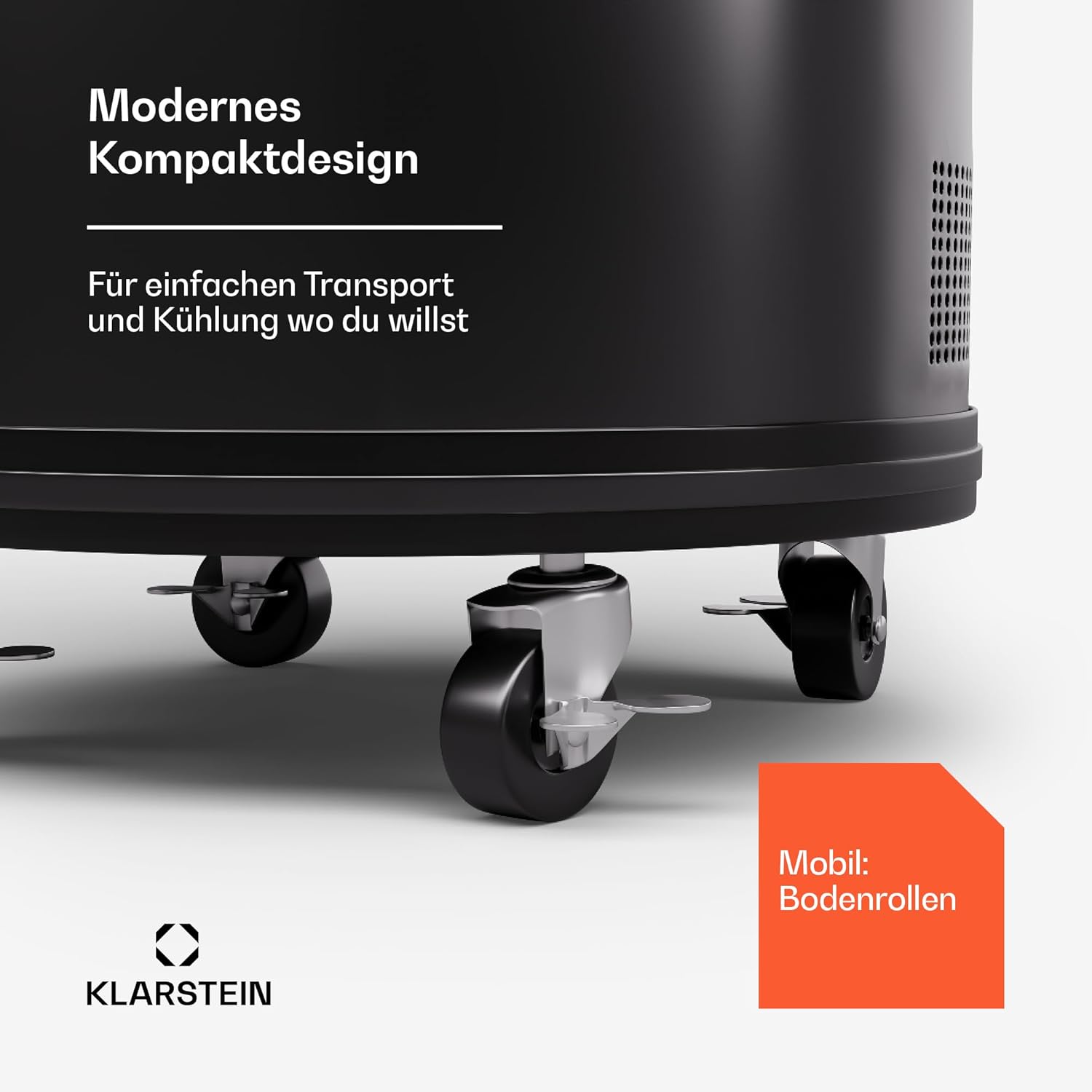Klarstein Beersafe L Mini-Kühlschrank mit LED Display, Leiser Edelstahl-Kühlschrank, Indoor/Outdoor Getränkekühlschrank, Weinkühlschrank für Getränke, 30L Kühlschrank mit 360° Sicht, 0-16°C