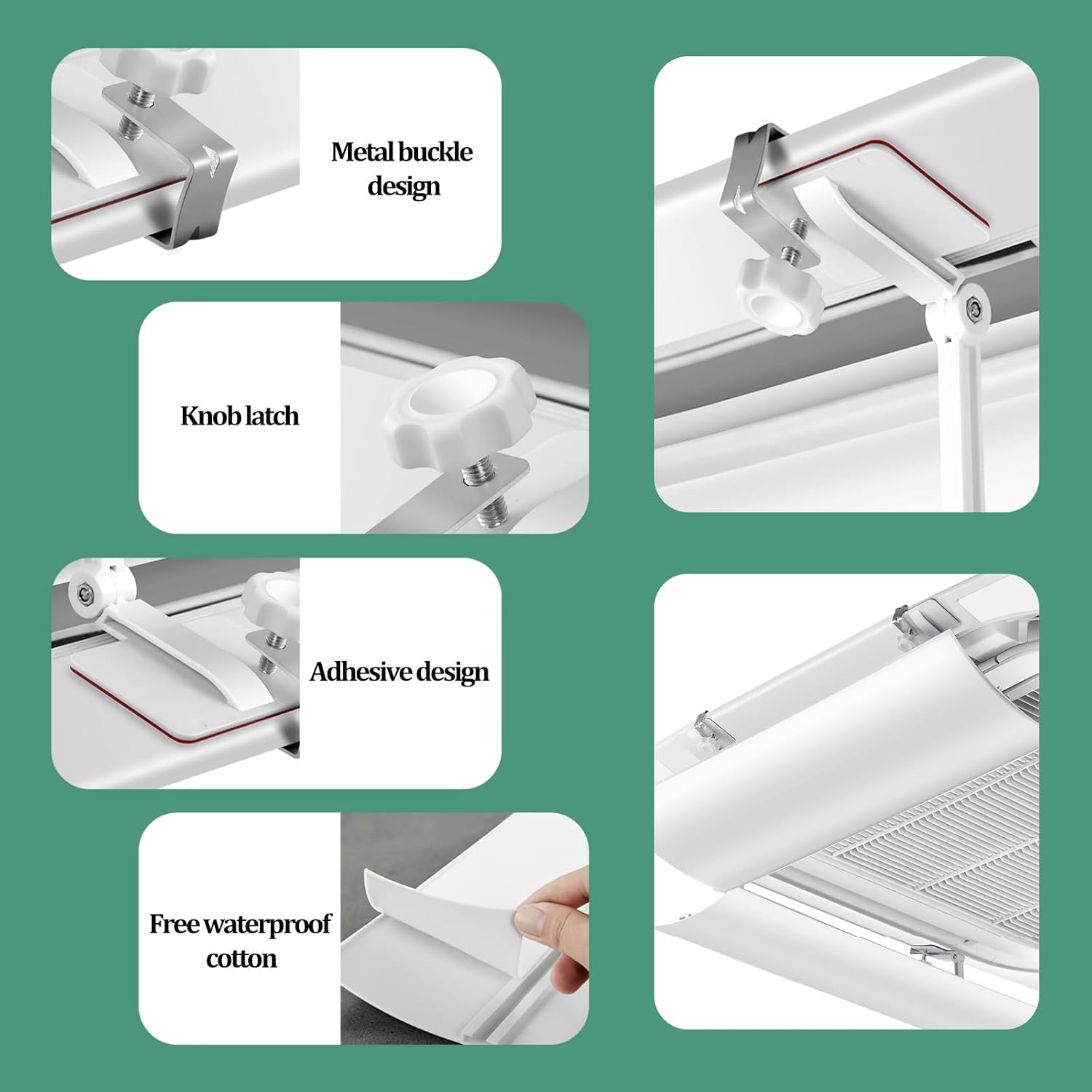 Klimaanlage Windabweiser, Klimaanlage Split Windabweiser, Luftumlenker, Deckenluftabweiser für Büro, Schule, Zuhause, Hotel(7.8x23.6)
