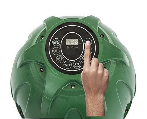 Coleman SaluSpa Inflatable Hot Tub Spa, Green & White