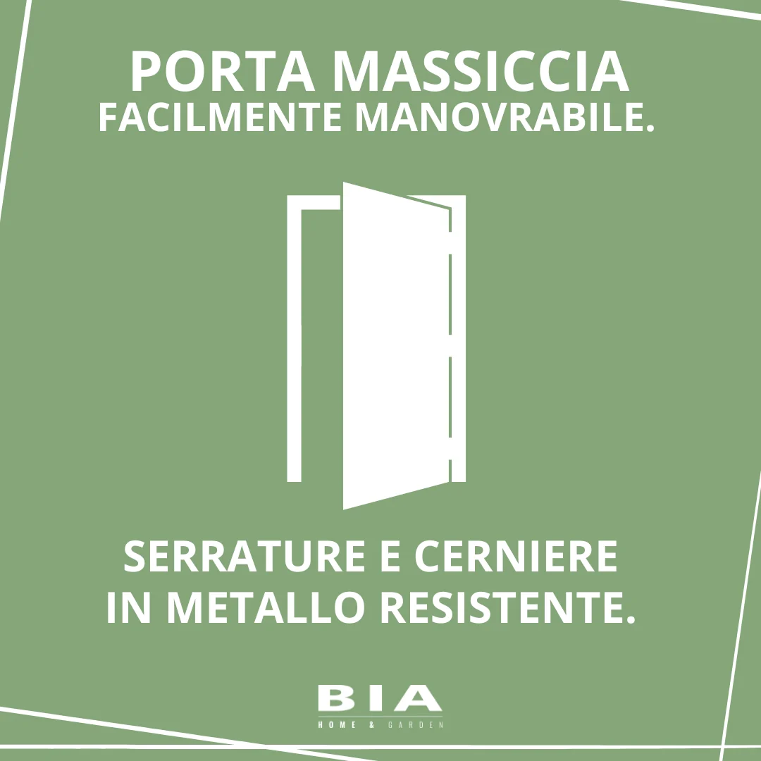 Spaziosa Casetta in Legno 4 x 3 m Senza Pavimento